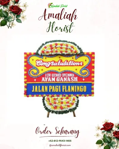 Bunga Papan Congratulation di Braga